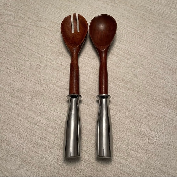 Vintage ZYLCO serving set Fork & Spoon - Picture 6 of 7